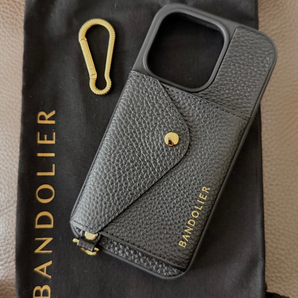 BANDOLIER Ryder Carabiner SIDE-SLOT CASE WITH CARABINER RING for iPhone 14 Pro - Picture 2 of 3